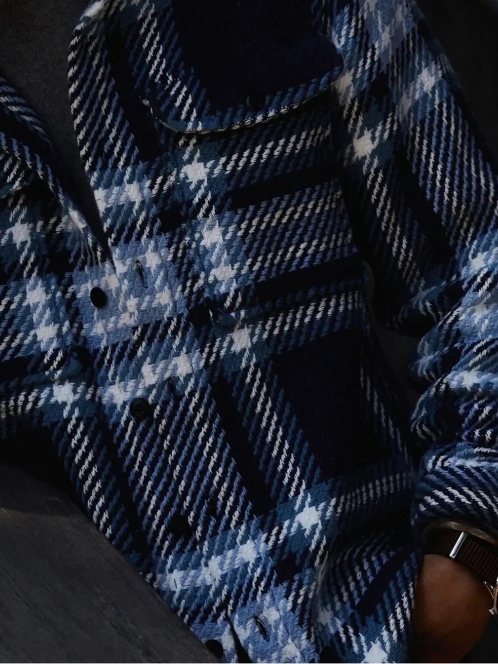 Outerknown 100% Organic Cotton Cloud Weave Shirt, Blue White ,XL 🌊 🏄‍♂️